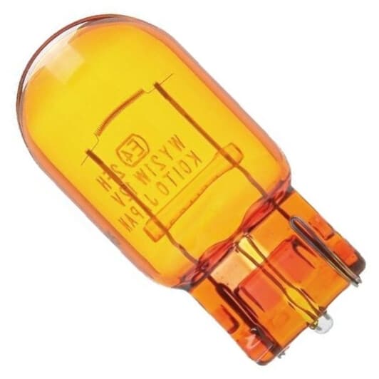 Автолампа KOITO T20 WX3x16d 21 W помаранчева 1860A