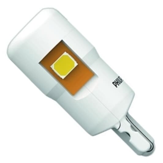 Автолампа Philips Ultinon Pro7000 W5W W2,1x9,5d 1 W белая 24961WU70X2