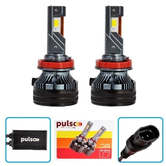 Автолампа Pulso LC7 H11/H8/H9/H16 PGJ19-1/2/5 85 W белая LC7-H11/H8/H9/H16