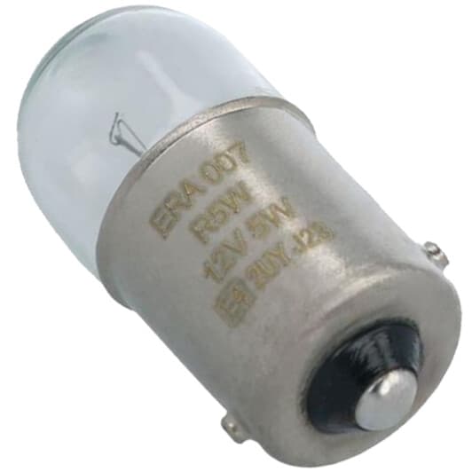Автолампа ERA R5W BA15s 5 W прозора E007LL-10C