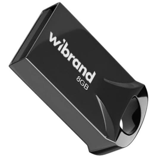 Флешка Wibrand Hawk Black 8 ГБ