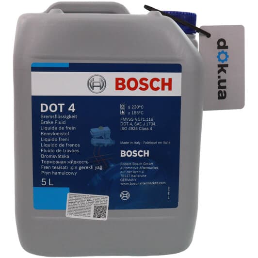 Тормозная жидкость Bosch DOT 4 пластик