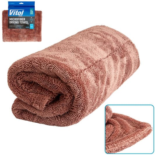 Полотенце Vitol VRJ-9060_BR микрофибра