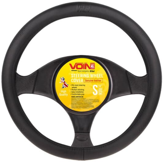 Чехол на руль Voin VLOD-L981 S кожа цвет черный