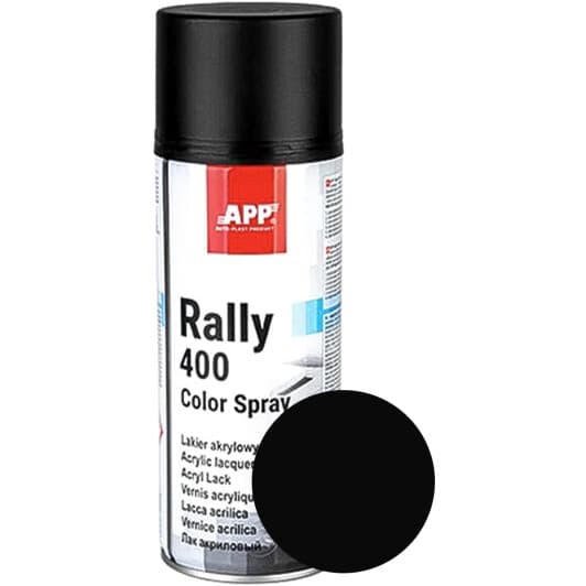 Аэрозольная краска App Rally 400 Color Spray черный янтарь RAL 9005 матовая 400 мл