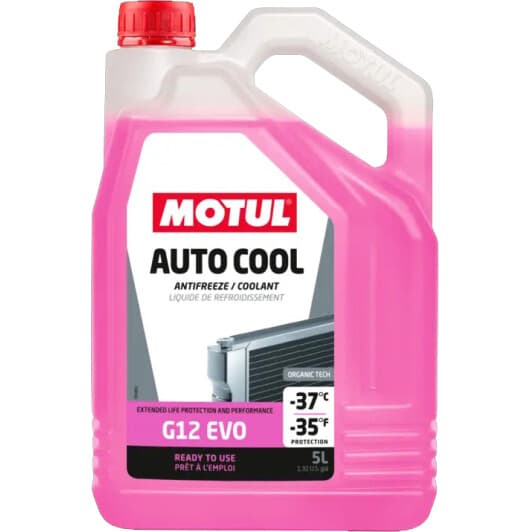 Готовый антифриз Motul Auto Cool G12 evo розовый -37 °C