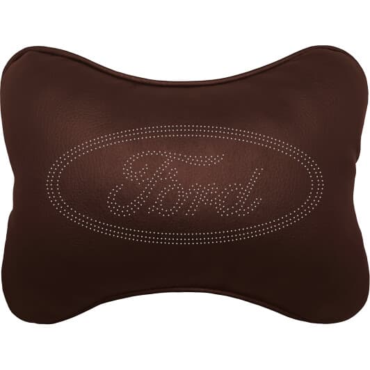 Подушка-підголовник StatusCASE коричнева Ford ap0014902
