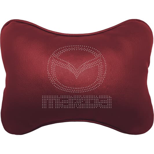Подушка-підголовник StatusCASE бордовий Mazda ap007702
