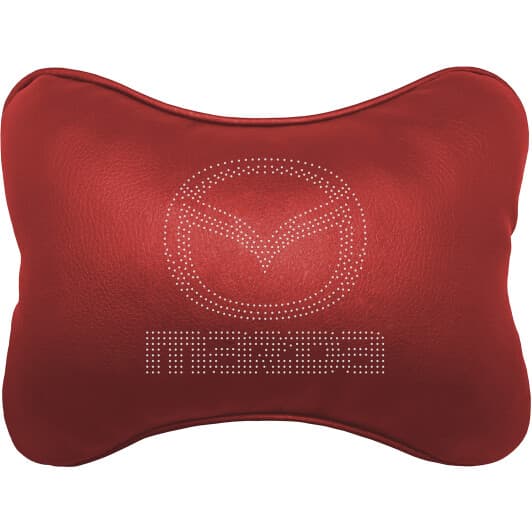 Подушка-підголовник StatusCASE червона Mazda ap008002
