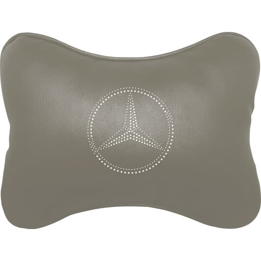 Подушка-подголовник StatusCASE серая Mercedes-Benz ap008402