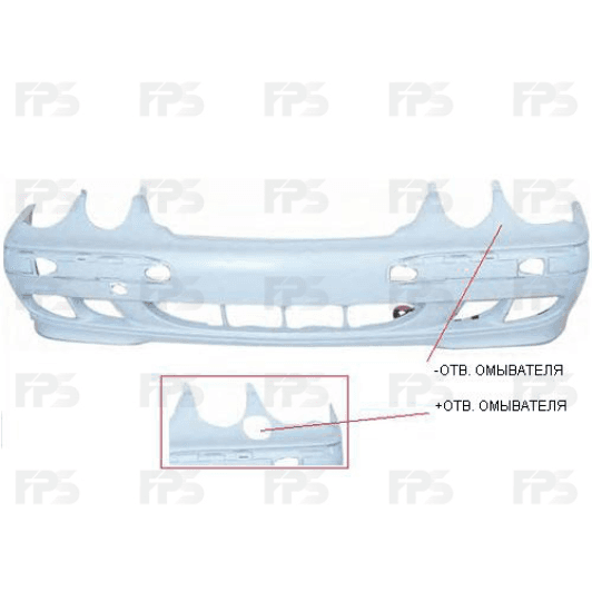 FP3527903 FPS Бампер для Mercedes E-Class