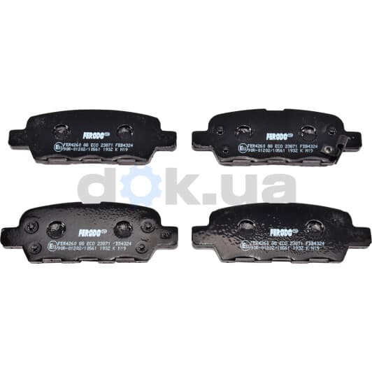 FDB4324 Ferodo Тормозные колодки