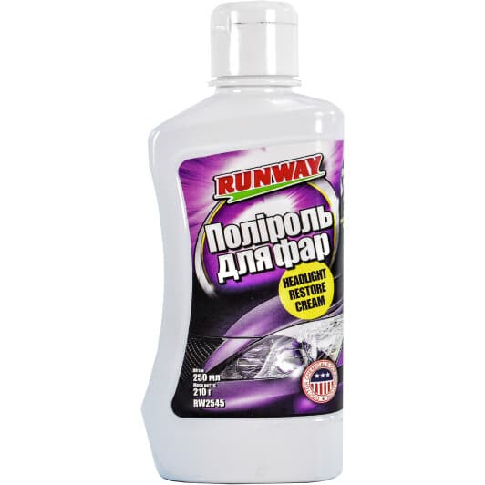 Поліроль для фар Runway Headlight Restore Cream