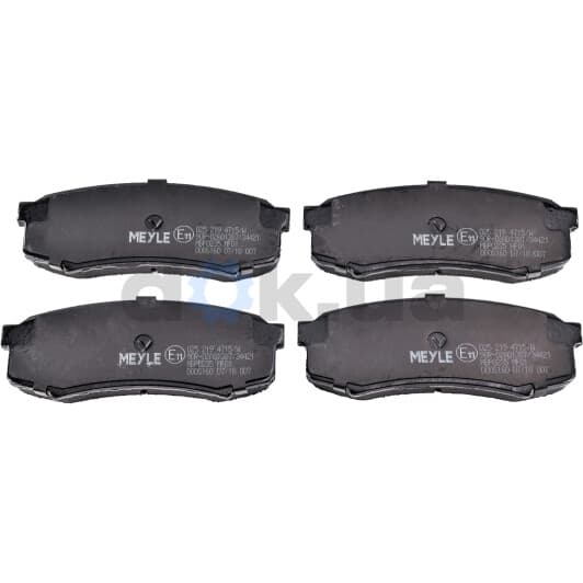 025 219 4715/W Meyle Тормозные колодки