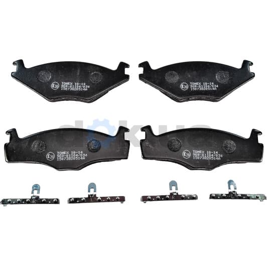 1014 Tomex Тормозные колодки