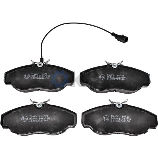 11721 Tomex Тормозные колодки