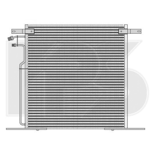 FP46K91 FPS Радіатор кондиціонера
