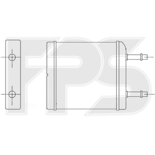 FP22N72 FPS Радіатор пічки