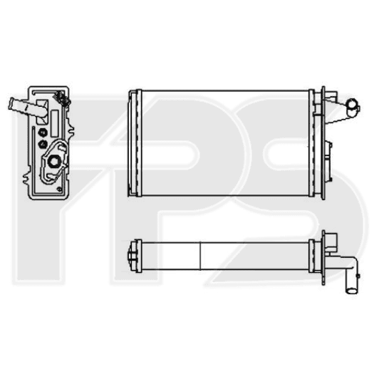 FP26N05 FPS Радіатор пічки