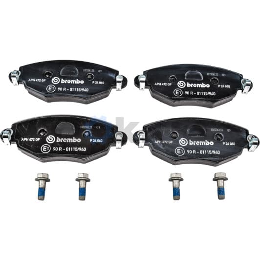 P 24 060 Brembo Тормозные колодки