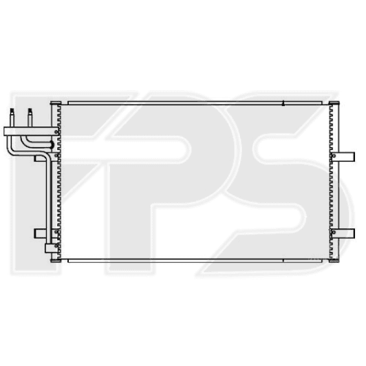 FP28K82 FPS Радиатор кондиционера