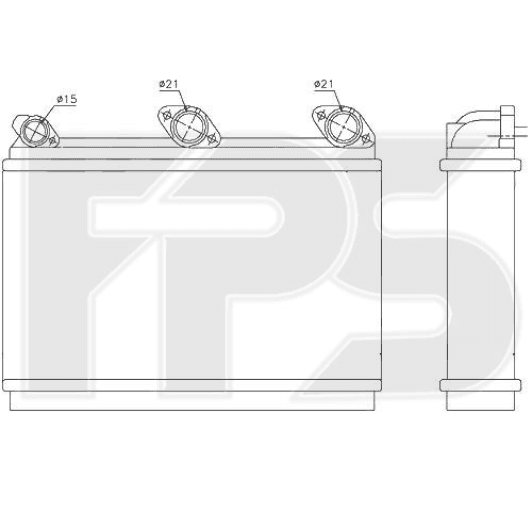 FP14N103 FPS Радиатор печки