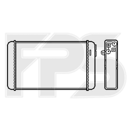 FP52N144 FPS Радиатор печки