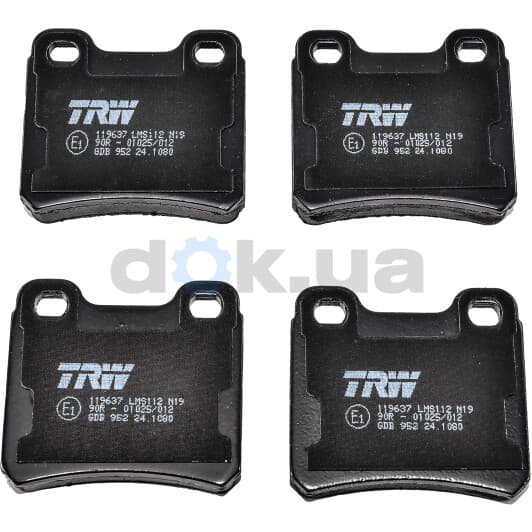 GDB952 TRW Гальмівні колодки