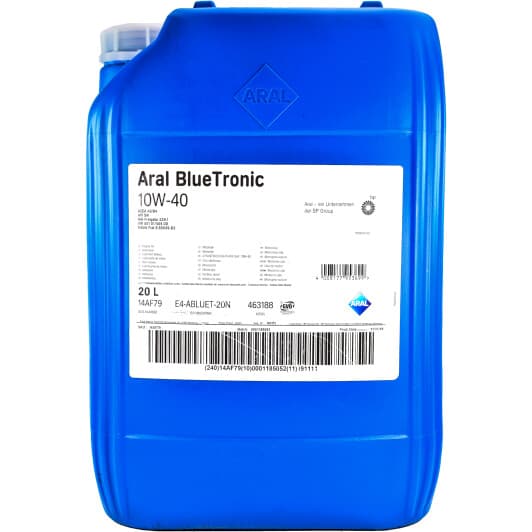 Aral BlueTronic 10W-40 (20 л) моторна олива