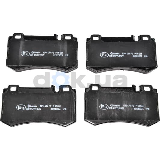 P 50 061 Brembo Гальмівні колодки
