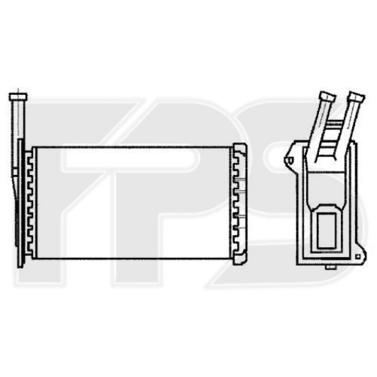 FP28N21 FPS Радиатор печки