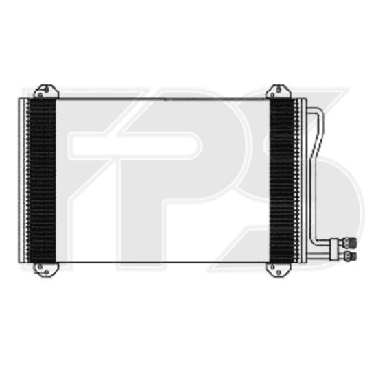 FP46K107 FPS Радиатор кондиционера для Mercedes Sprinter