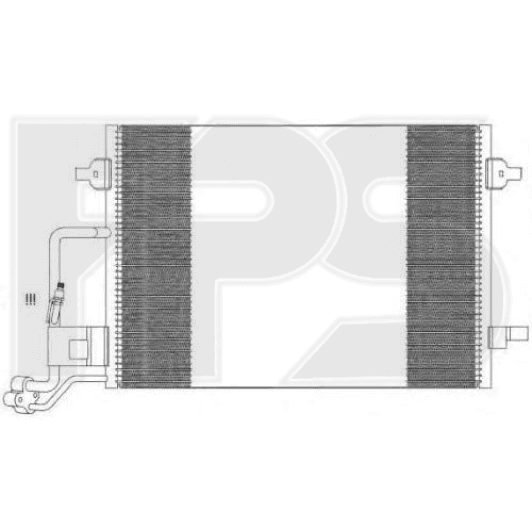 FP64K195 FPS Радиатор кондиционера