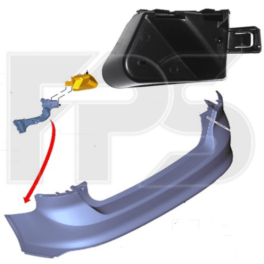 FP2813964 FPS Бампер для Ford Focus