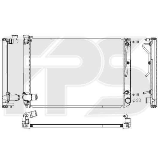 FP81A245 FPS Радіатор охолодження двигуна