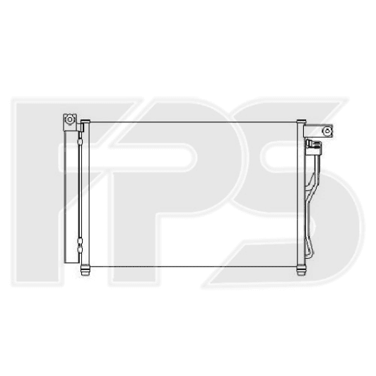 FP32K349 FPS Радиатор кондиционера для Hyundai Accent