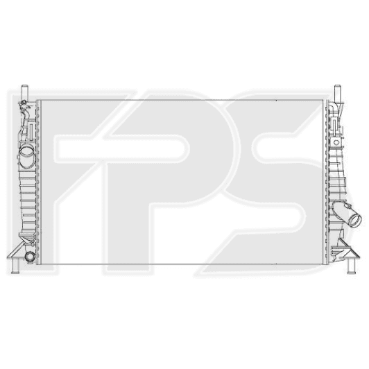 FP44A196 FPS Радиатор охлаждения двигателя