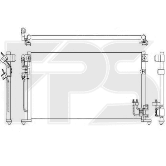 FP48K473 FPS Радіатор кондиціонера