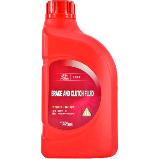 Тормозная жидкость Hyundai DOT 3 пластик