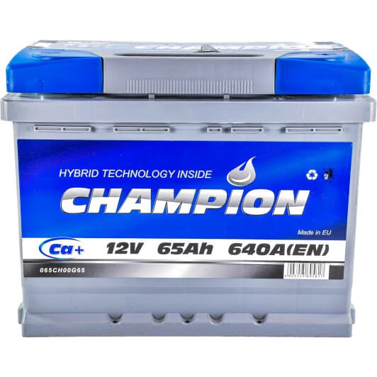 Аккумулятор Champion 6 CT-65-R Standard CHG650