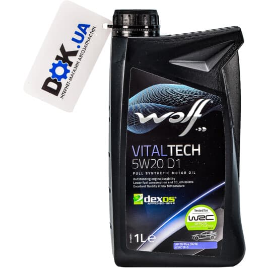 Wolf Vitaltech D1 5W-20 (1 л) моторна олива