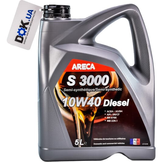 Areca S3000 Diesel 10W-40 (5 л) моторное масло
