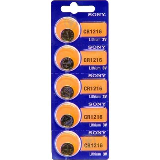 Батарейка Sony CR1216 CR1216 3 V 1 шт