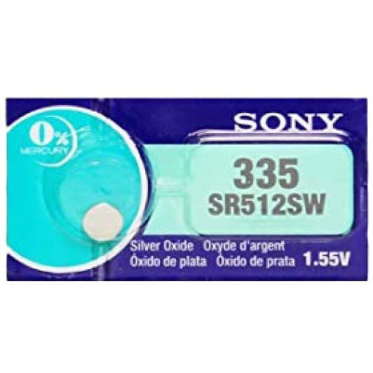 Батарейка Sony sr512sw335 1,55 V 1 шт