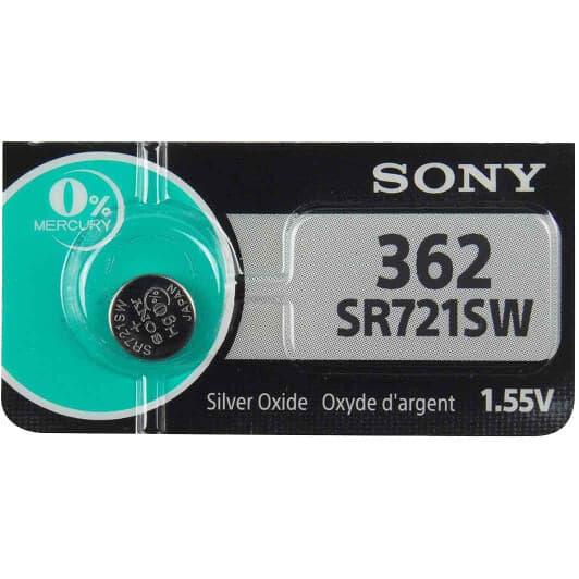 Батарейка Sony sr721sw362 1,55 V 1 шт