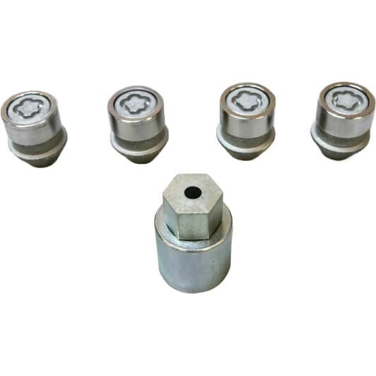 Комплект гайок-секреток із ключем Ford 1719997