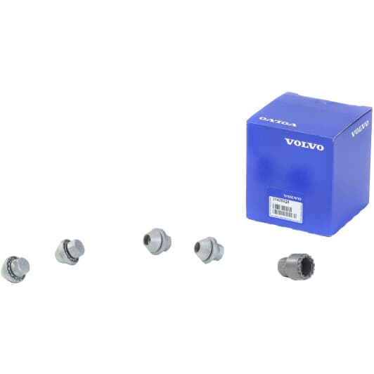 Комплект гаек-секреток с ключом Volvo 31439228