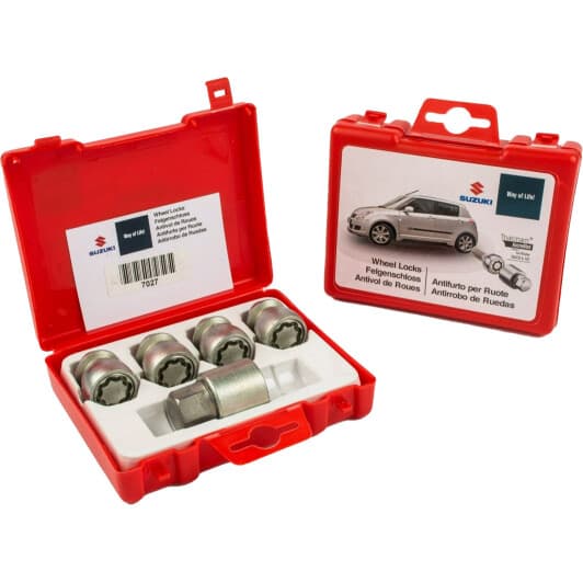 Комплект гайок-секреток із ключем Suzuki 990E059J47000