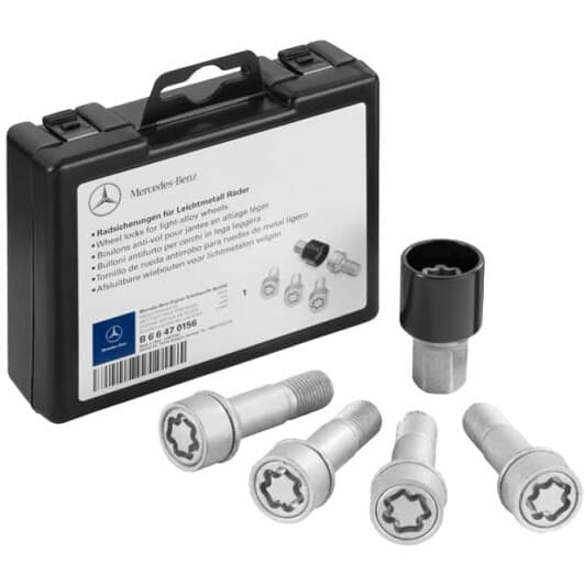 Комплект болтів-секреток із ключем Mercedes-Benz b66470156
