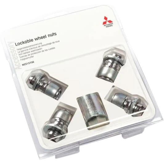 Комплект гайок-секреток із ключем Mitsubishi MZ313736